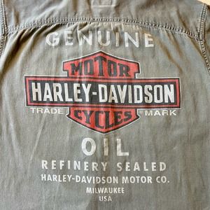 Harley Davidson XL Men's Shirt Short Sleeve Button Up Gray Shirt RN#103819